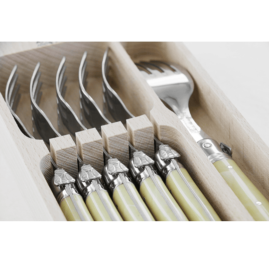 Set Tenedores Principales 6 piezas color negro