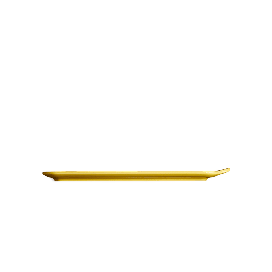 Bandeja Aperitivo mediana 10,5x31,5cm color amarillo