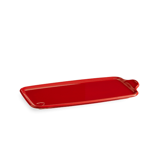 Bandeja Aperitivo grande 31,5 X 16 cms color rojo