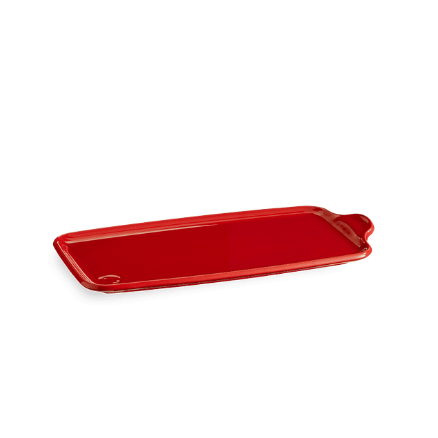 Bandeja Aperitivo grande 31,5 X 16 cms color rojo