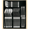 Set de 24 cubiertos Laguiole by Andre Verdier color Negro