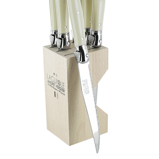 Set Cuchillos Steak 6 piezas color Ivory