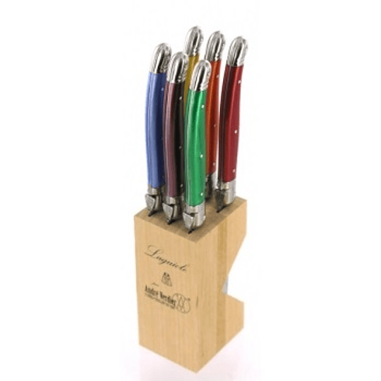 Set Cuchillos postre color ivory Laguiole by Andre Verdier