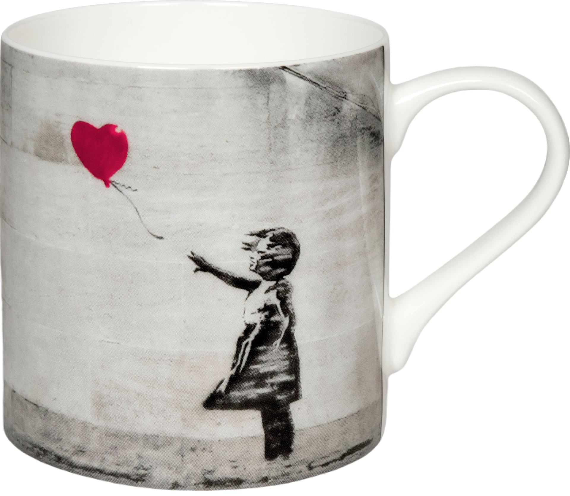 BALLOON GIRL BY BANSKY (PORCELANA)