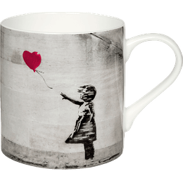 BALLOON GIRL BY BANSKY (PORCELANA)