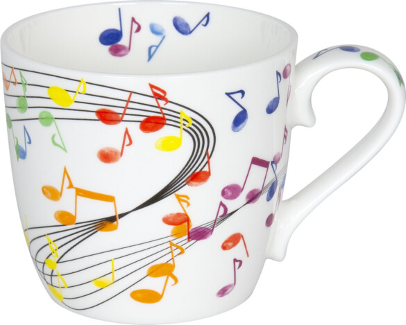Tazón con diseños musicales