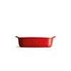Fuente para horno cuadrada roja
