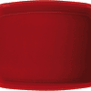 Fuente para horno rectangular individual roja