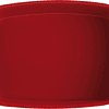 Fuente para horno rectangular pequeña roja