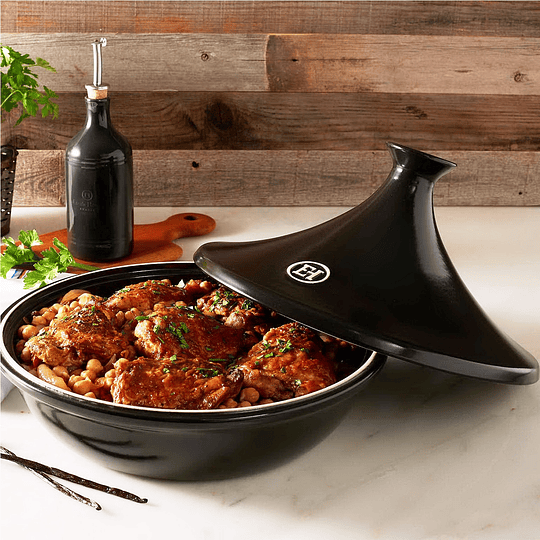 Tagine 32 cm negro