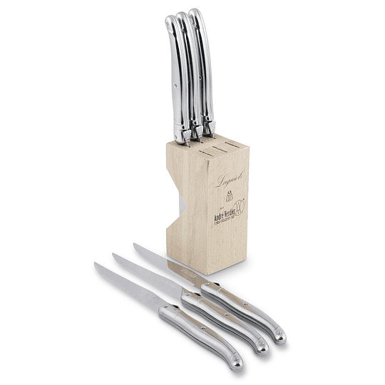 Set Cuchillo postre color negro Laguiole by Andre Verdier