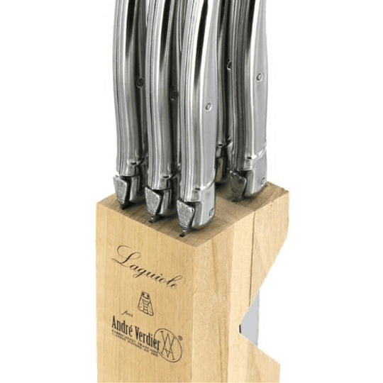 Set Cuchillo postre color negro Laguiole by Andre Verdier