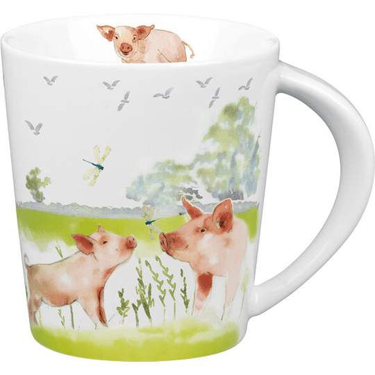 MUG BECHER FARM ANIMAL PIG (PORCELANA) 