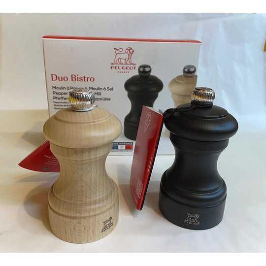 SET DUO BISTRO 10CM CHOCOLATE/NATURAL  