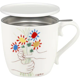 Mug c/tapa Picasso Le Bouquet de l'Amitié