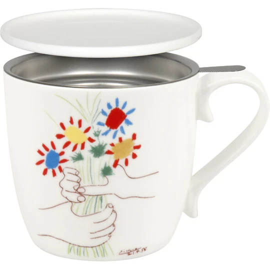 Mug c/tapa Picasso Le Bouquet de l'Amitié