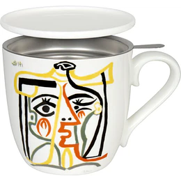 Mug c/tapa Picasso Jaqueline con sombrero