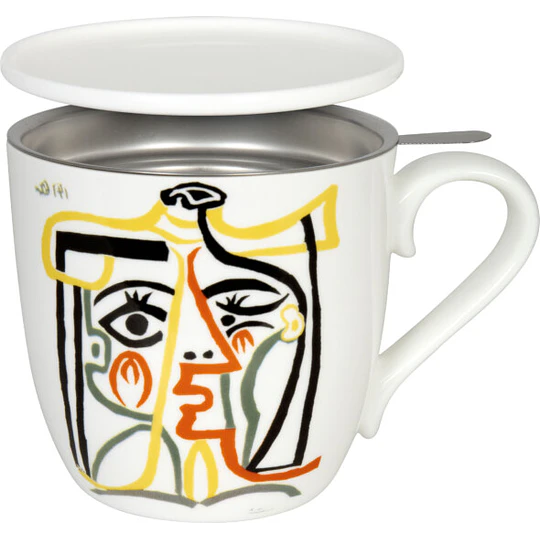 Mug c/tapa Picasso Jaqueline con sombrero