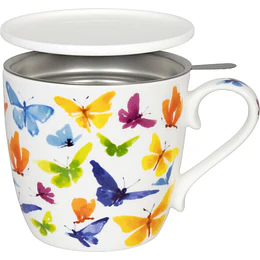 Mug c/tapa Victoria Lowe - Mariposa