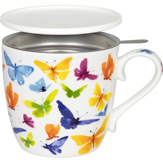 Mug c/tapa Victoria Lowe - Mariposa