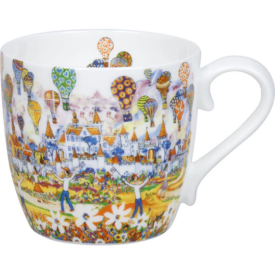 Mug tamiz globo aerostático de Portchie