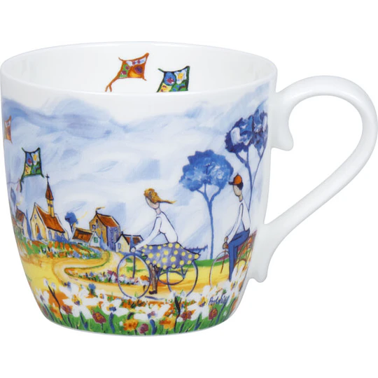 Mug Cometas y Ciclismo por Portchie
