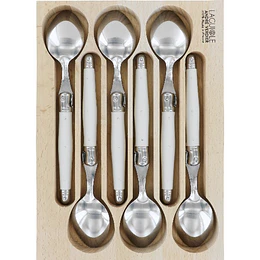 Set 6 unid. cucharas te blanco Laguiole by Andre Verdier