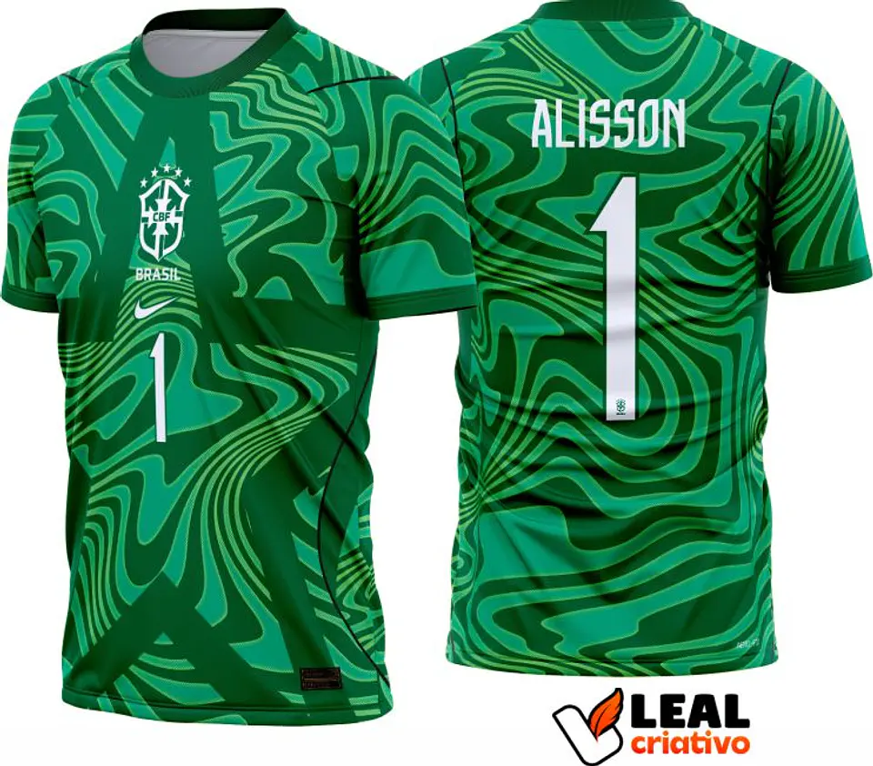 Goleiro Brasil 2026 Verde + Fonte 1