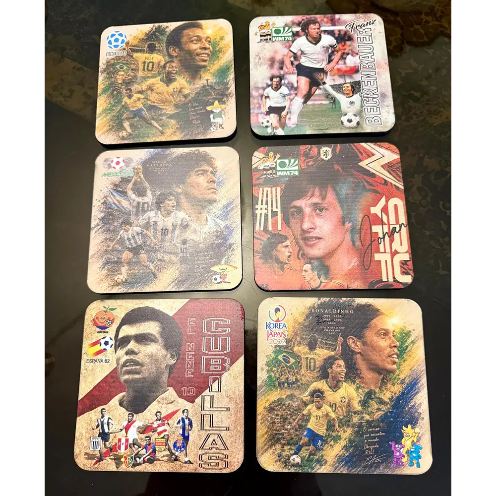 Posavasos Mundial de Fútbol - Astros Clásicos