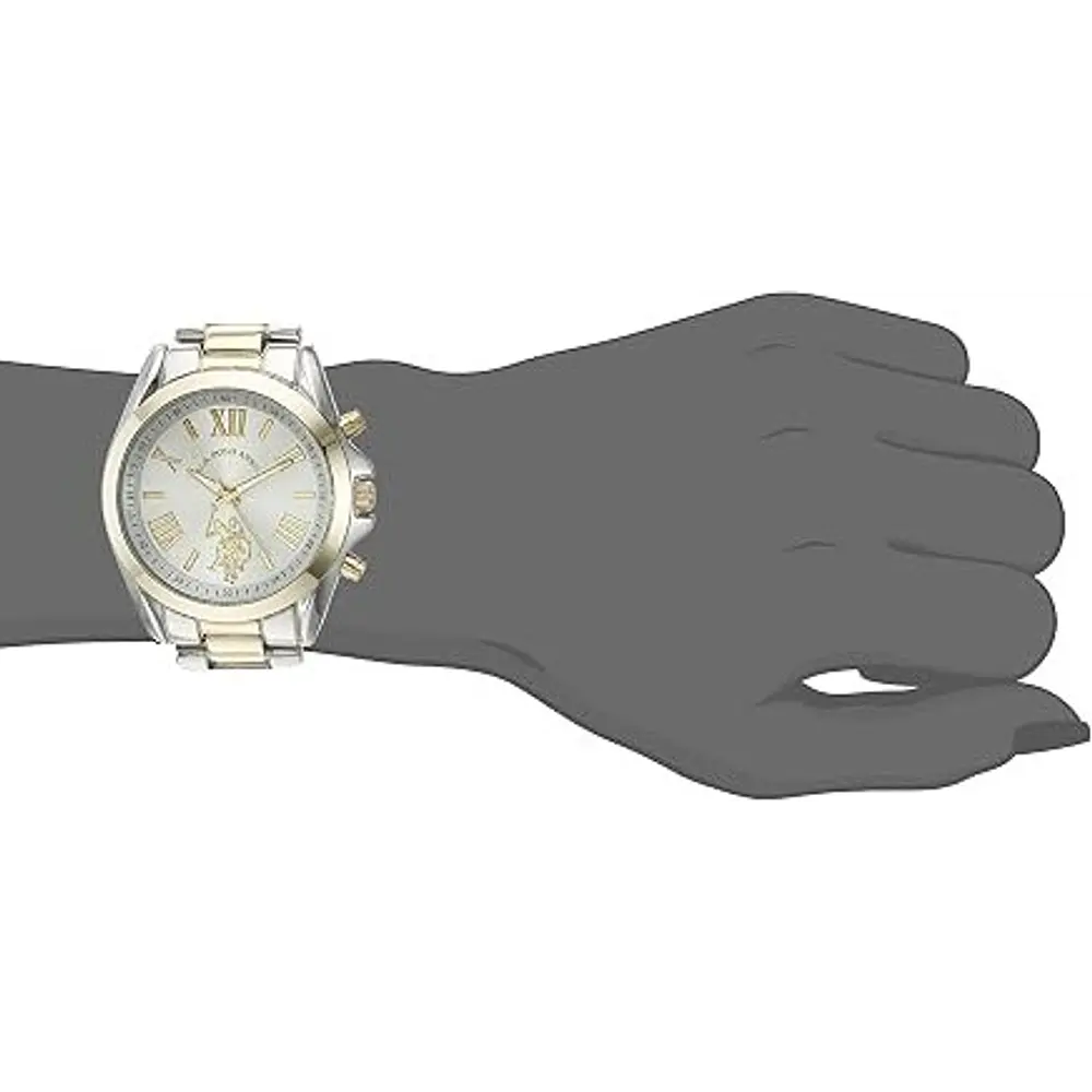 Reloj de cuarzo para dama U.S. Polo Assn. en 2 tonos