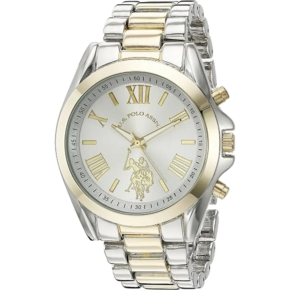 Reloj de cuarzo para dama U.S. Polo Assn. en 2 tonos