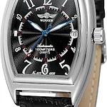 Reloj automático para hombre, marca Forsining, clásico de lujo, función de fecha, forma de Tonneau