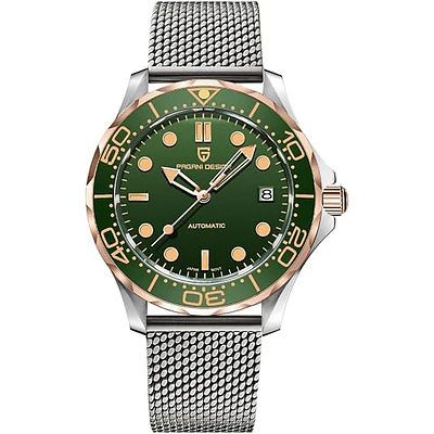 Reloj automático de buceo Pagani Design 007-Model para hombre, movimiento NH35
