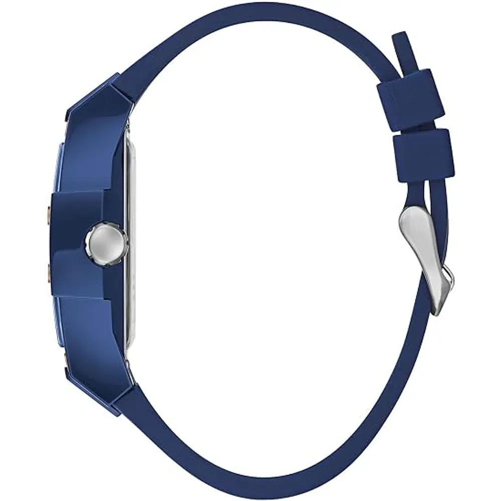 Reloj de cuarzo Guess, color azul, serie GW0G, para hombre. Resistencia al agua hasta 50M