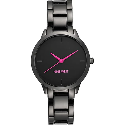 Reloj para dama Nine West, modelo Gunmetal. Movimiento cuarzo japonés