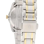 Reloj a cuarzo Bulova, modelo 98M105, para dama, a dos tonos, con fechador.