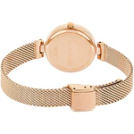 Reloj a cuarzo Calvin Klein para dama; modelo K8G23626, en tono oro rosa.