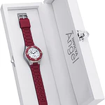 Reloj a cuarzo, para dama, marca Invicta, Colección Ángel, multifunción, de color arándano