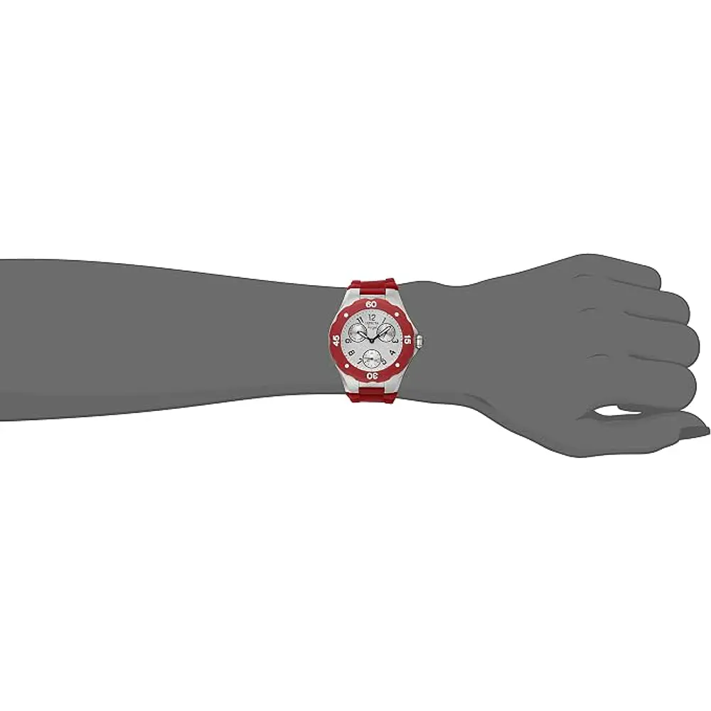 Reloj a cuarzo, para dama, marca Invicta, Colección Ángel, multifunción, de color arándano