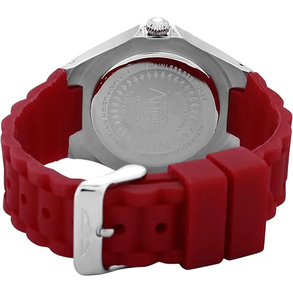 Reloj a cuarzo, para dama, marca Invicta, Colección Ángel, multifunción, de color arándano