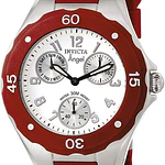 Reloj a cuarzo, para dama, marca Invicta, Colección Ángel, multifunción, de color arándano