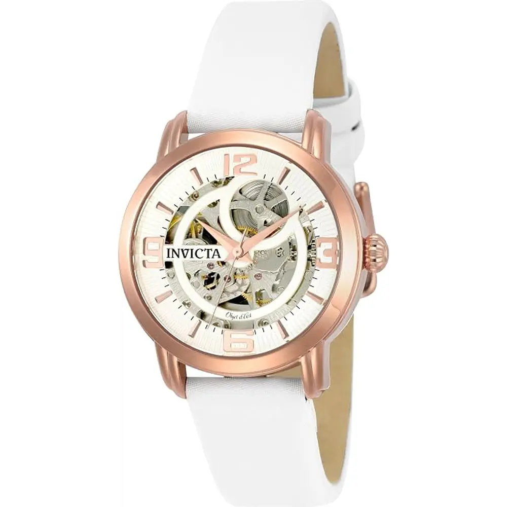 Reloj automático para dama, marca Invicta, modelo 22655 (objet d'art) con pantalla analógica