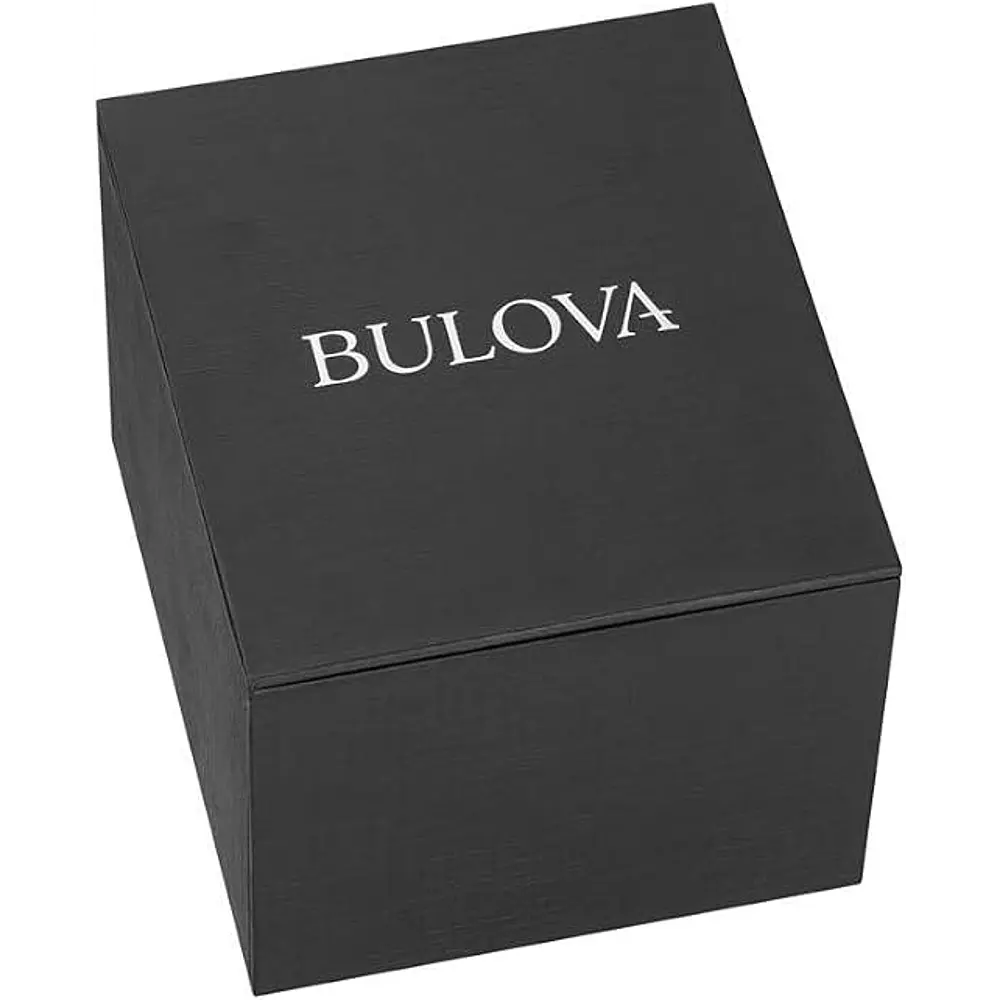 Lujo: reloj para dama Bulova, Rubaiyat de esfera azul y cristal de zafiro, modelo: 96R225