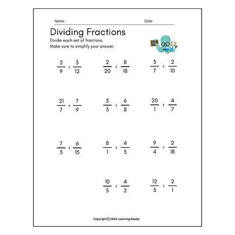 Dividing Fractions