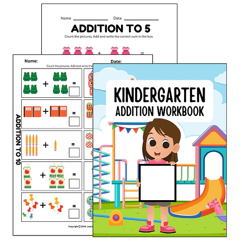 Kindergarten Math Workbook