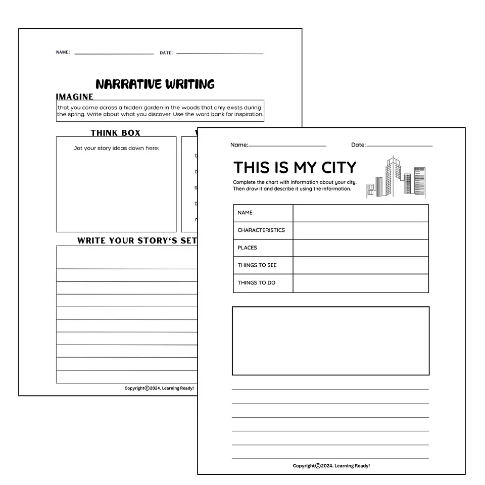 Expressive Writing Workbook (Grades 2-5) 2