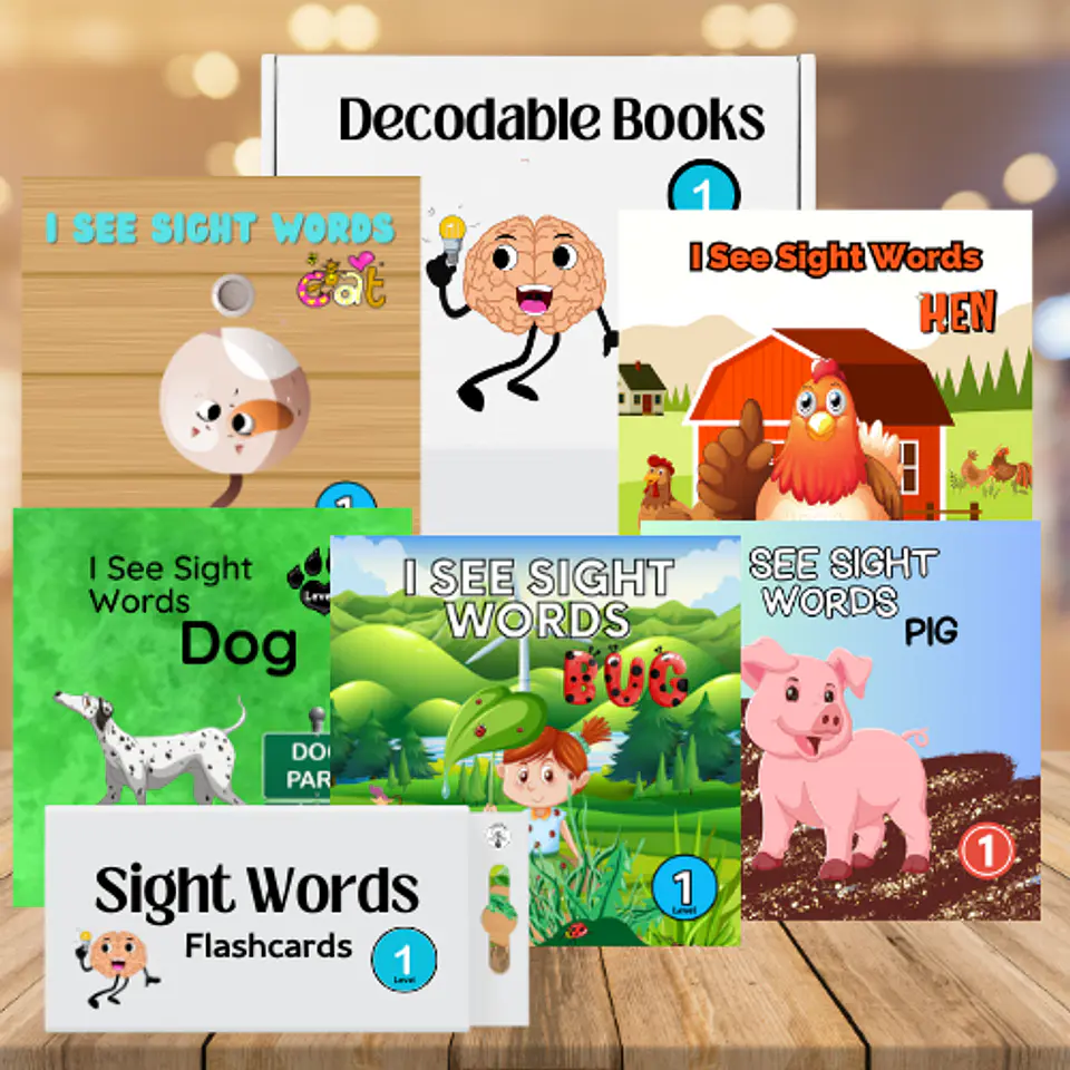 Level 1 Decodable Books Set 1