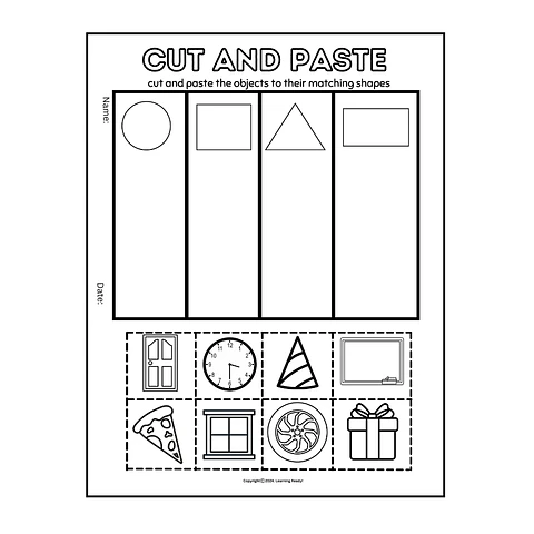 Cut & Paste Shapes