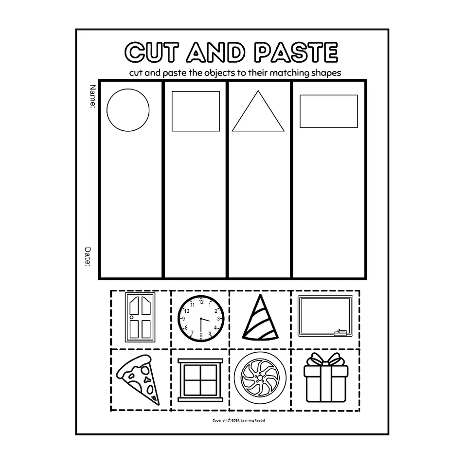 Cut & Paste Shapes 1