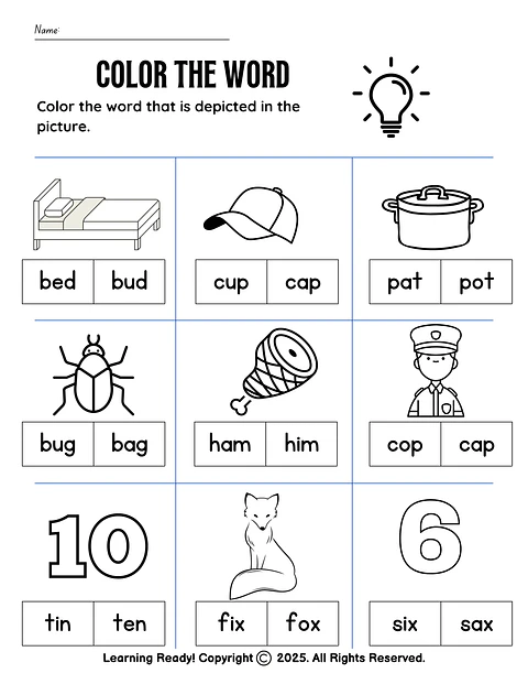 CVC: Color the Word